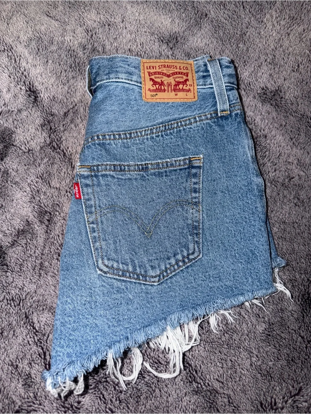 Levi’s 501 Distressed Denim Cutoff Shorts